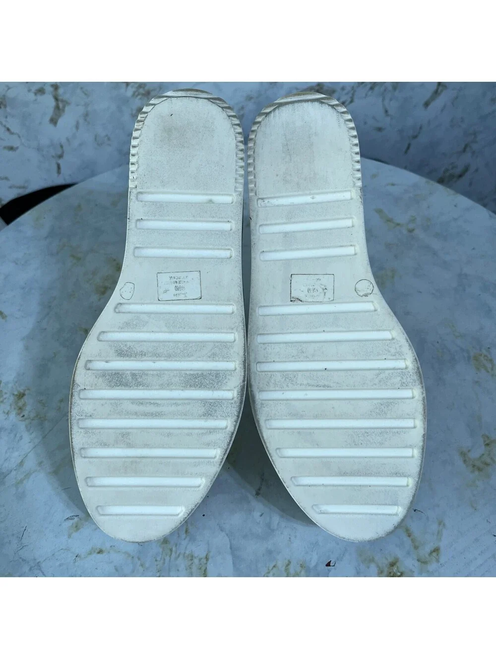 Jessica Simpson Women's Size 9M Shoes Clear White Foggy Comfort Platform Oxfords